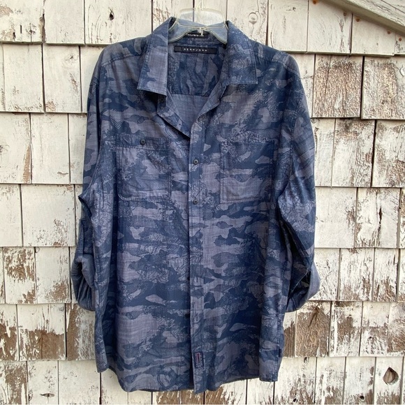 Sean John Tailored Fit Roll Up Sleeves Shirt - Picture 1 of 7
